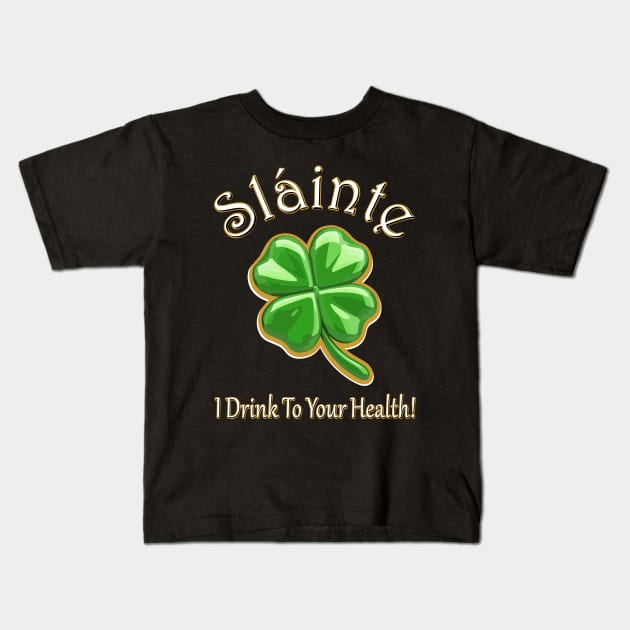 St. Patrick's Day Kids T-Shirt by Bizb